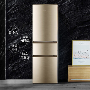 (Haier)海尔冰箱小型家用118-235升风冷无霜\\直冷超薄家电智能节能电冰箱 218升三门直冷冰箱BCD-218STPS