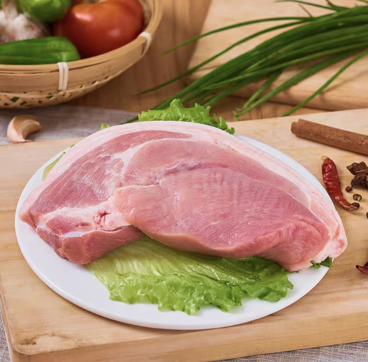 肉蛋鲜选中草药鲜猪肉